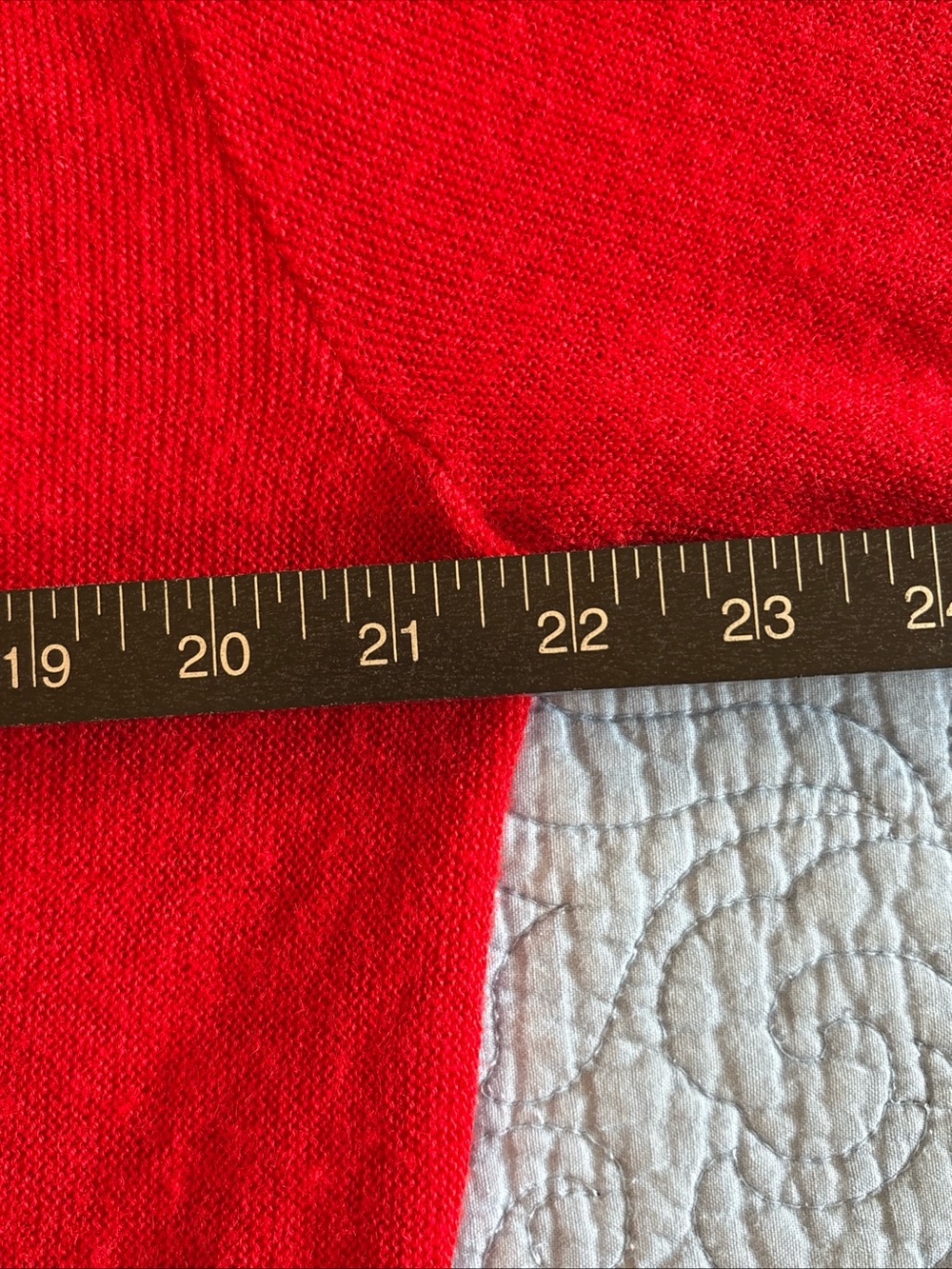 Izod Men’s Bright Red V-Neck Button Cardigan Vintage - Picture 5 of 10